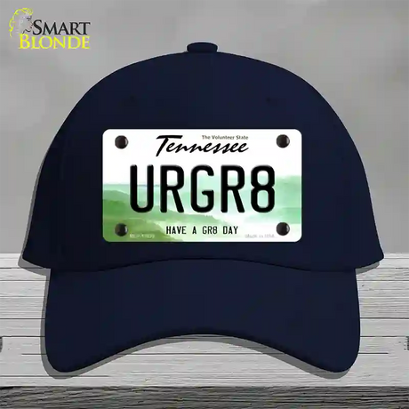 URGR8 Novelty License Plate Hat Tag Cotton / Navy