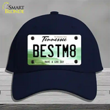 Best Mate Novelty License Plate Hat Tag Cotton / Navy