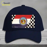 Missouri Racing Flag Novelty License Plate Hat Tag Cotton / Navy