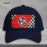 Tennessee Racing Flag Novelty License Plate Hat Tag Cotton / Navy