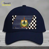 Vermont Racing Flag Novelty License Plate Hat Tag Cotton / Navy