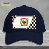 West Virginia Racing Flag Novelty License Plate Hat Tag Cotton / Navy