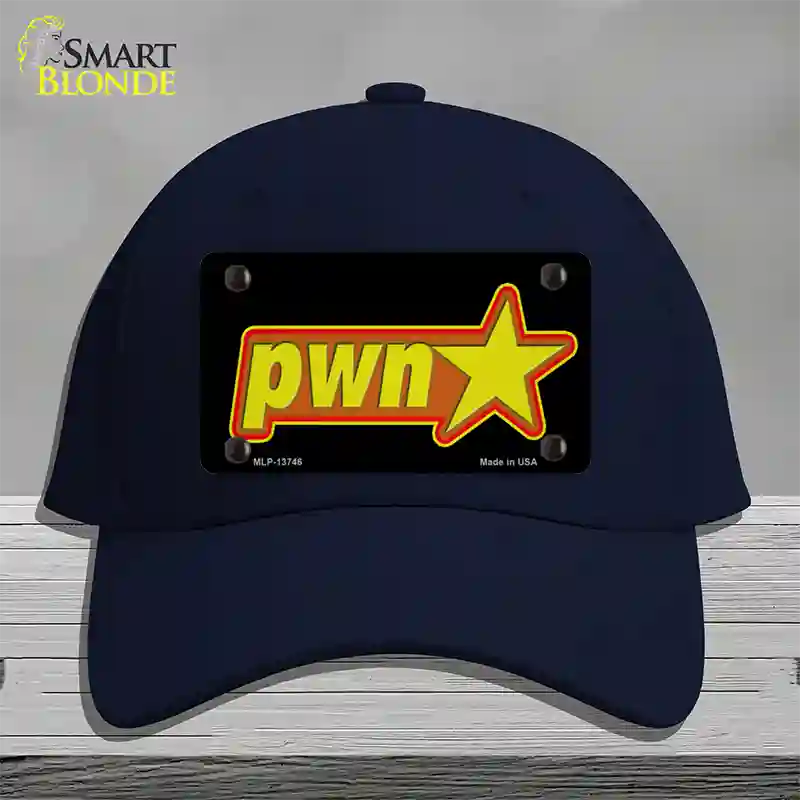 Pawn Star Novelty License Plate Hat Tag Cotton / Navy