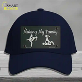 Makin My Family Novelty License Plate Hat Tag Cotton / Navy