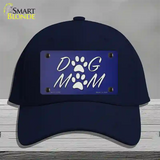 Dog Mom Novelty License Plate Hat Tag Cotton / Navy