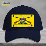 Dont Tread On My 2nd Amendment Novelty License Plate Hat Cotton / Navy