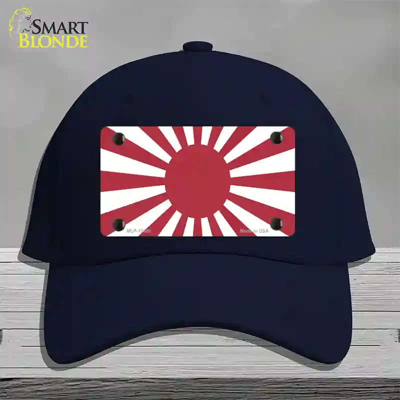 Rising Sun Japan Novelty License Plate Hat Tag Cotton / Navy