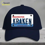 Kraken Washington Novelty License Plate Hat Tag Cotton / Navy