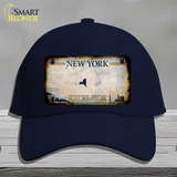 New York Excelsior Rusty Novelty License Plate Hat Cotton / Navy