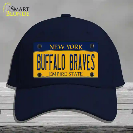 Buffalo Braves New York Novelty License Plate Hat Tag Cotton / Navy