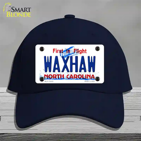 Waxhaw North Carolina Novelty License Plate Hat Tag Cotton / Navy