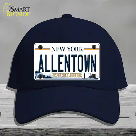 Allentown Excelsior New York Novelty License Plate Hat Tag Cotton / Navy