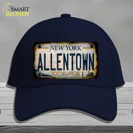 Allentown Excelsior New York Rusty Novelty License Plate Hat Tag Cotton / Navy