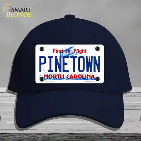 Pinetown North Carolina Novelty License Plate Hat Tag Cotton / Navy