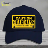 Caution Guardians Novelty License Plate Hat Tag Cotton / Navy