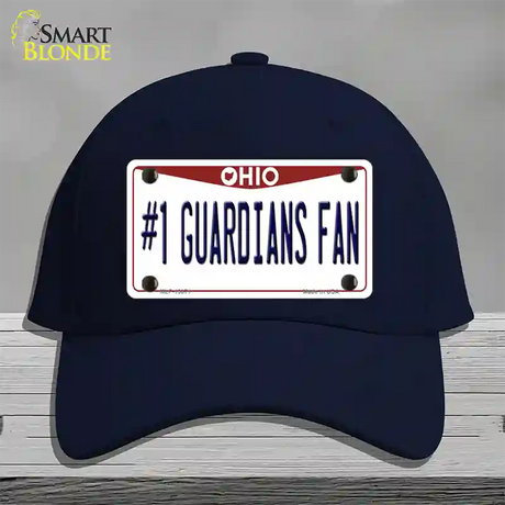 Number 1 Guardians Fan Ohio Novelty License Plate Hat Tag Cotton / Navy