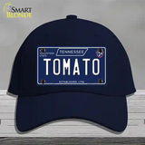 Tomato Tennessee Blue Novelty License Plate Hat Tag Cotton / Navy