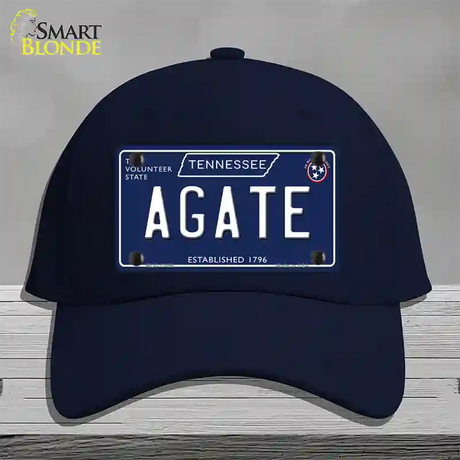 Agate Tennessee Blue Novelty License Plate Hat Tag Cotton / Navy