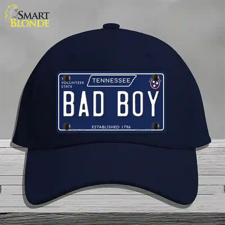 Bad Boy Tennessee Blue Novelty License Plate Hat Tag Cotton / Navy