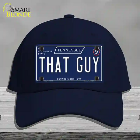 That Guy Tennessee Blue Novelty License Plate Hat Tag Cotton / Navy