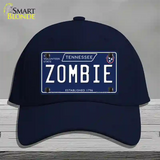 Zombie Tennessee Blue Novelty License Plate Hat Tag Cotton / Navy