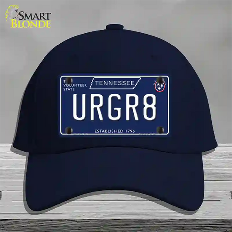 URGR8 Tennessee Blue Novelty License Plate Hat Tag Cotton / Navy