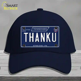 Thank U Tennessee Blue Novelty License Plate Hat Tag Cotton / Navy