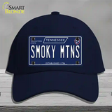 Smoky Mtns Tennessee Blue Novelty License Plate Hat Tag Cotton / Navy