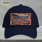 Freedom Isnt Free Flag Novelty License Plate Hat Tag Cotton / Navy