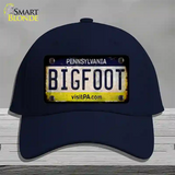 Bigfoot Pennsylvania Novelty License Plate Hat Tag Cotton / Navy