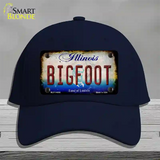 Bigfoot Illinois Novelty License Plate Hat Tag Cotton / Navy