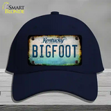 Bigfoot Kentucky Novelty License Plate Hat Tag Cotton / Navy