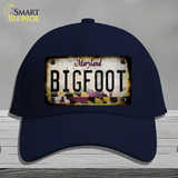 Bigfoot Maryland Novelty License Plate Hat Tag Cotton / Navy