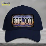 Bigfoot South Carolina Novelty License Plate Hat Tag Cotton / Navy