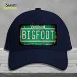 Bigfoot Vermont Novelty License Plate Hat Tag Cotton / Navy