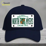 North Fort Myers Florida Novelty License Plate Hat Cotton / Navy