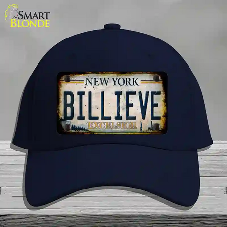 Billieve Excelcior New York Novelty License Plate Hat Cotton / Navy