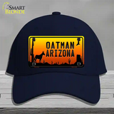 Oatman Arizona Scenic Background Novelty License Plate Hat Cotton / Navy