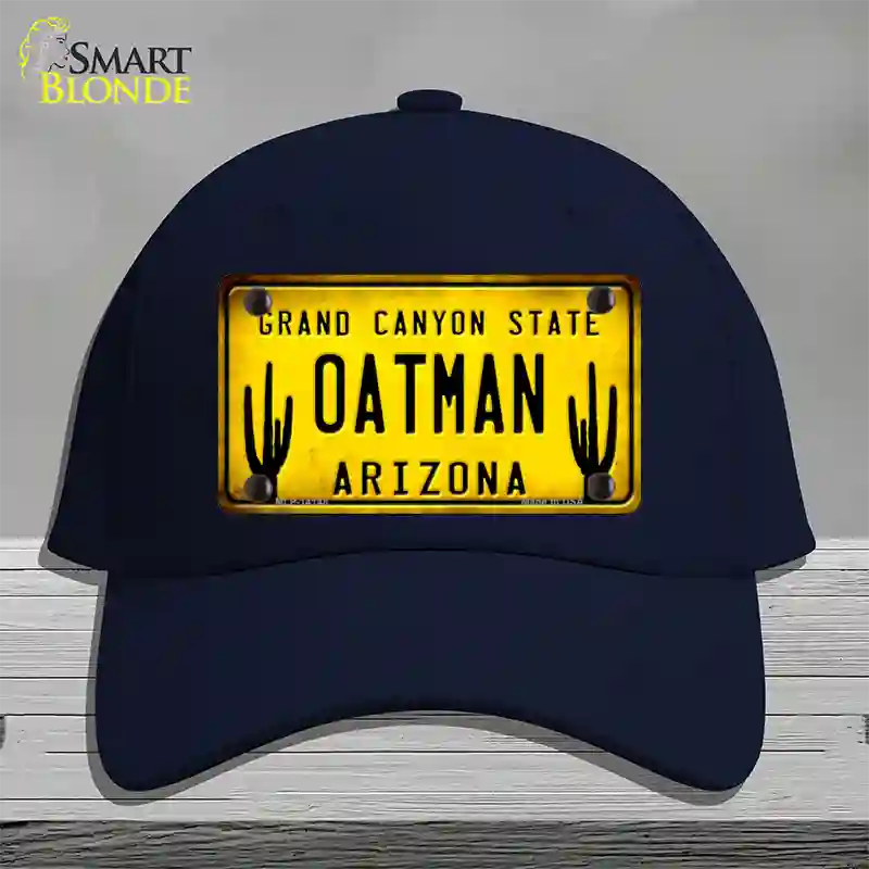 Arizona Oatman Yellow Novelty License Plate Hat Cotton / Navy