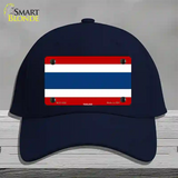 Thailand Flag Novelty License Plate Hat Cotton / Navy