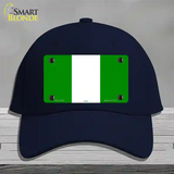 Nigeria Flag Novelty License Plate Hat Cotton / Navy