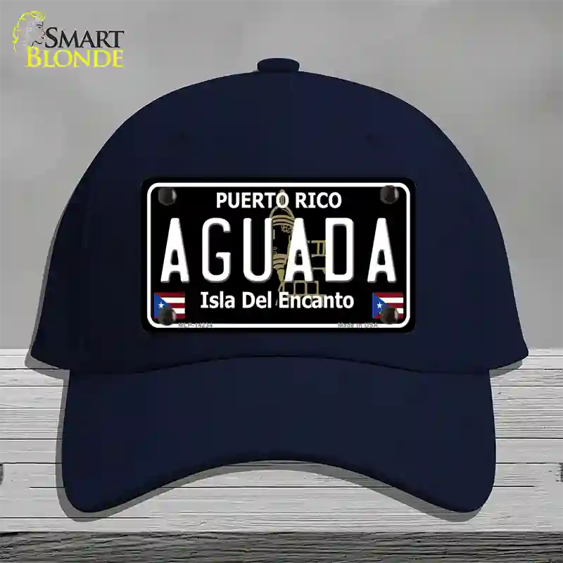 Aguada Puerto Rico Black Novelty License Plate Hat Cotton / Navy