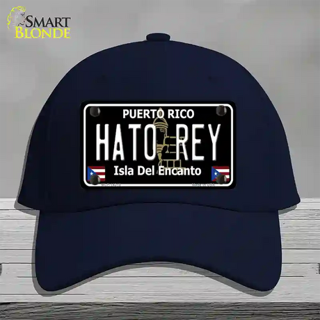 Hato Rey Puerto Rico Black Novelty License Plate Hat Cotton / Navy