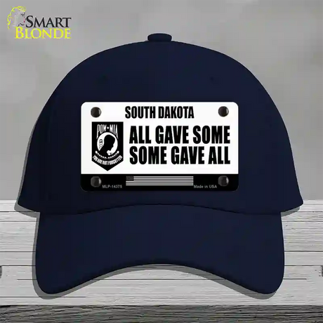 South Dakota POW MIA Some Gave All Novelty License Plate Hat Cotton / Navy