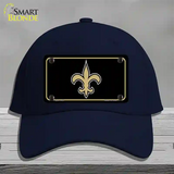 Fleur de lis Novelty License Plate Hat Cotton / Navy