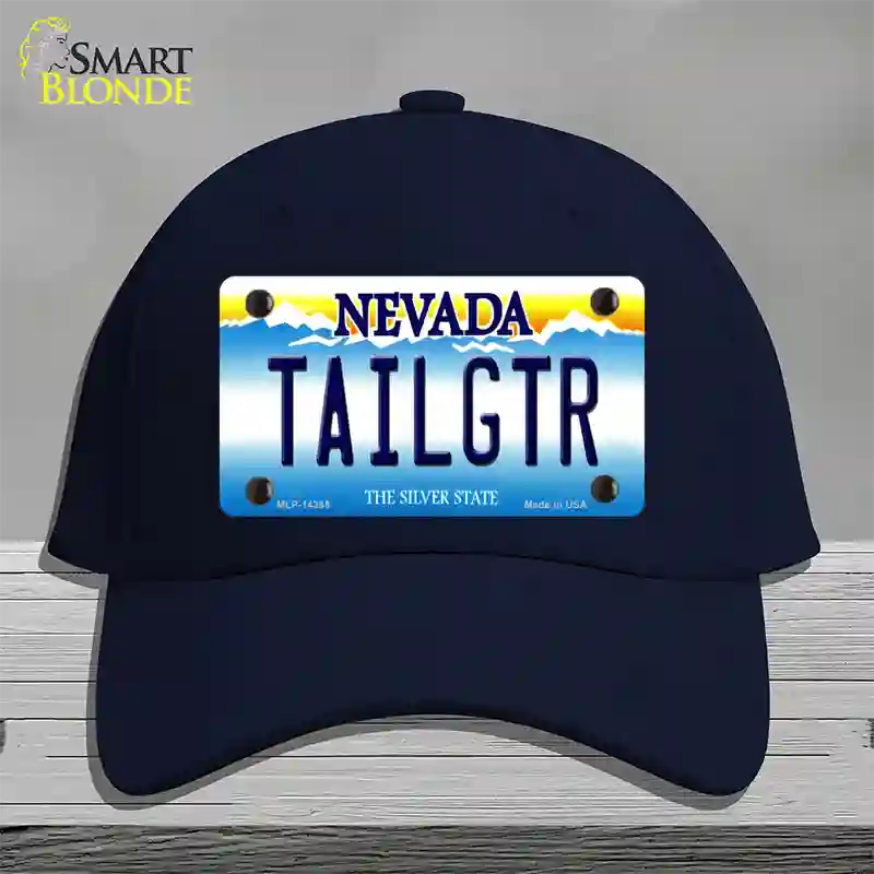 Tailgtr Nevada Novelty License Plate Hat Cotton / Navy