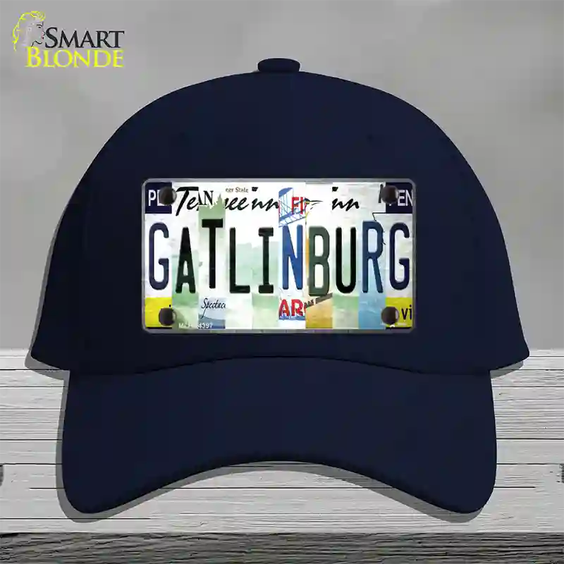 Gatlinburg License Plate Art Novelty License Plate Hat Cotton / Navy