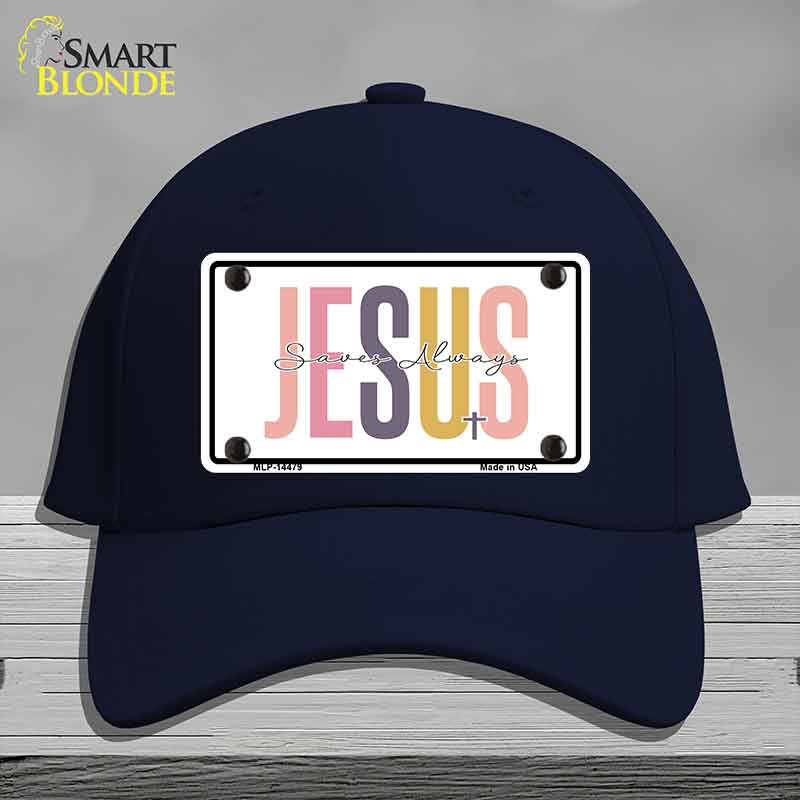 Jesus Saves Always Novelty License Plate Hat HAT-MLP-14479