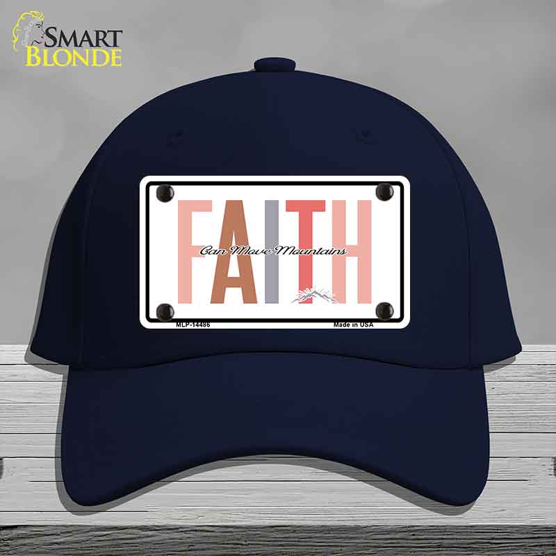 Faith Can Move Mountains Novelty License Plate Hat HAT-MLP-14486