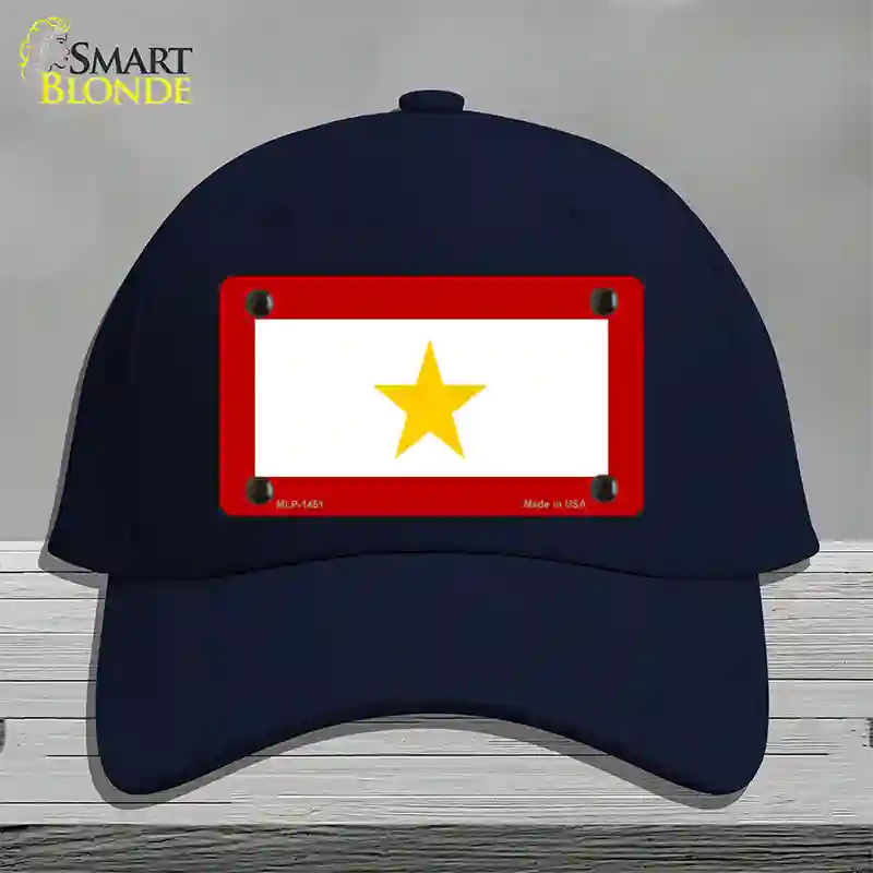 Gold Star Mother One Novelty License Plate Hat Cotton / Navy